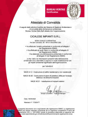 ATTESTATO DI CONVALIDA_Cicalese Impianti 18 04 2023